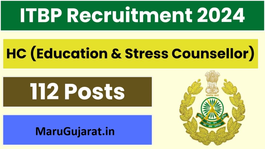 ITBP-HC-Education-and-Stress-Counselor-Recruitment-2024